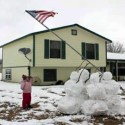 Snowman Flag