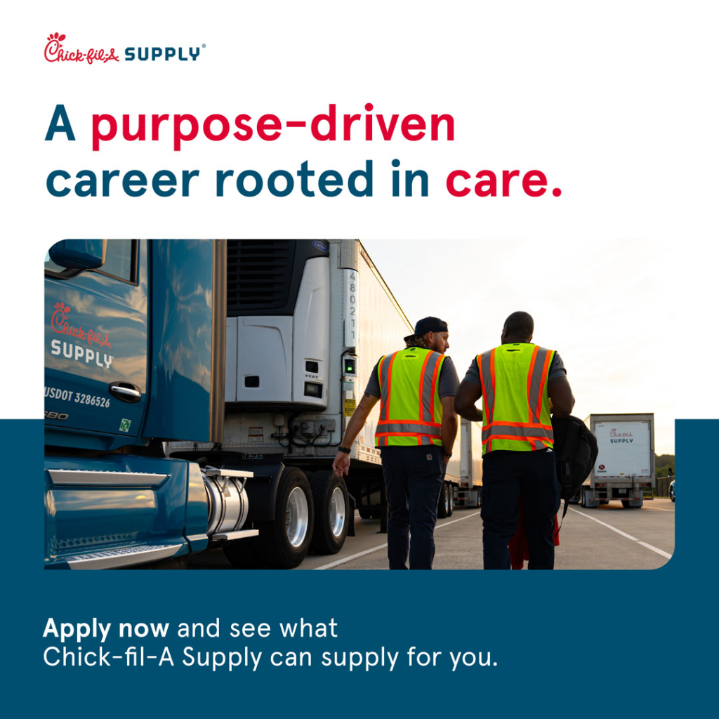 Chick-fil-A Supply® - A purpose-driven career rooted in care. Apply now and see what Chick-fil-A Supply® can supply for you.