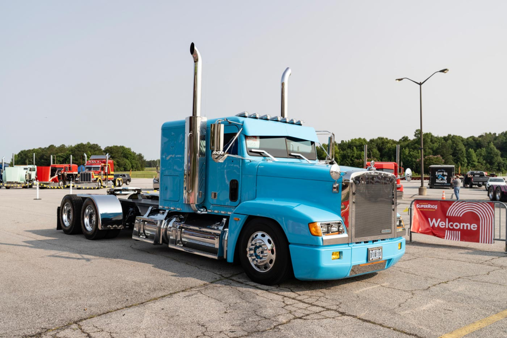 Raiko Graveran's 1995 Freightliner FLD-120, Best of Show 1st Runner Up at the 43rd Annual Shell Rotella® SuperRigs® competition held May 29-31 at Atlanta Motor Speedway in Hampton, Ga.